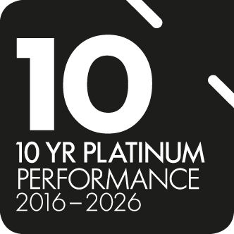 10 Year Platinum Performance 2016 - 2026 logo