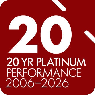 20 Year Platinum Performance 2006 - 2026 logo