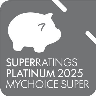Super Ratings Platinum 2025 MyChoice Super logo