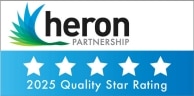Heron quality star rating 2025 logo