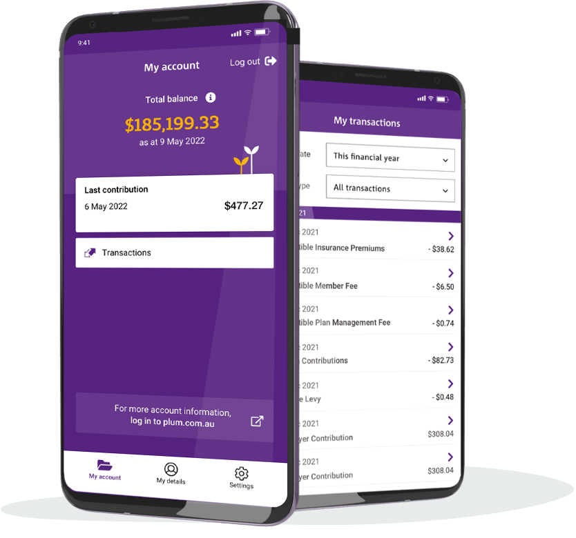 The Plum app open on a mobile.