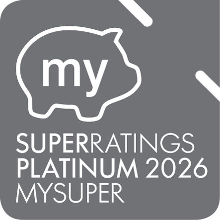 Super Ratings Platinum 2025 MyChoice Super logo