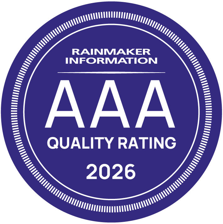 Rainmaker AAA Quality Rating 2025 logo